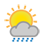 15h00 : Averses de pluie faible
Vent : O 5km/h max 0km/h