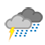 13h00 : Orage modéré
Vent : O 13km/h max 0km/h
