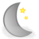 Actuellement :
Nuit légèrement voilée