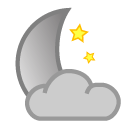 Actuellement :
Nuit nuageuse